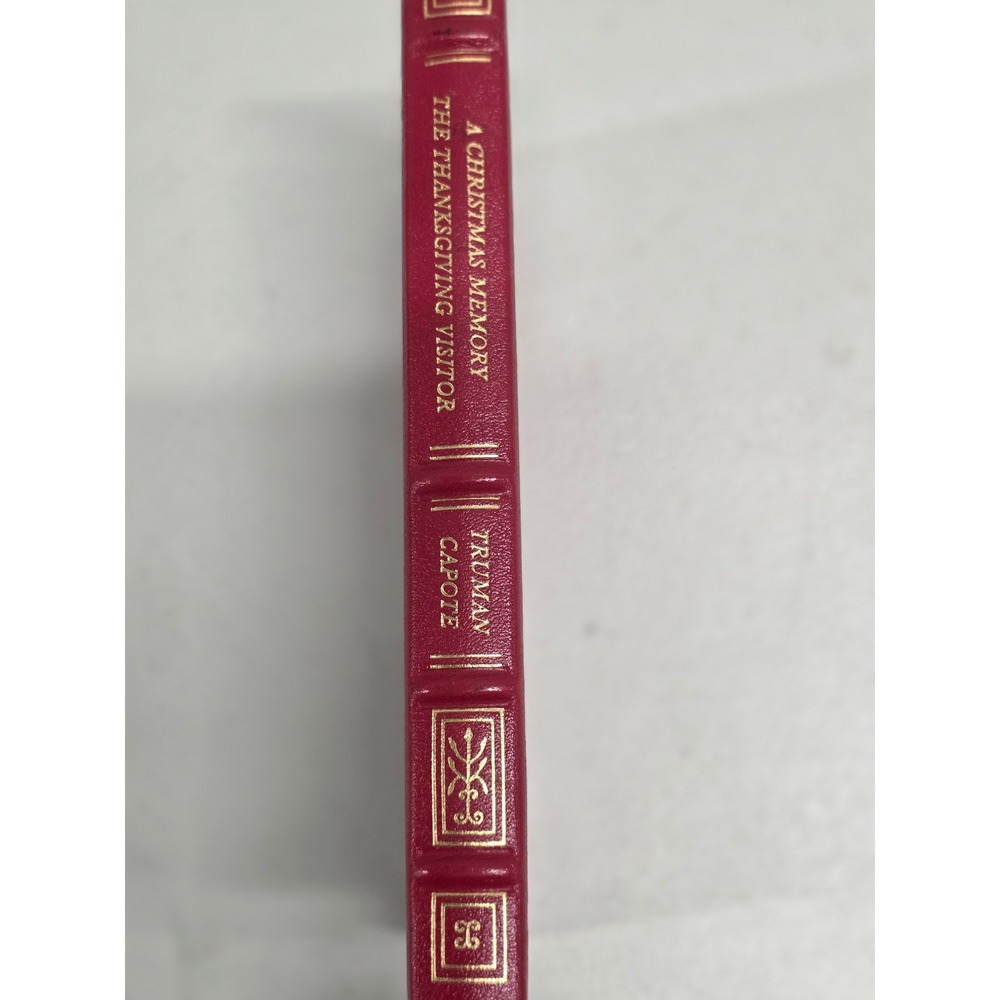 Truman Capote A Christmas Memory The Thanksgiving Visitor Red Gilt Hardcover